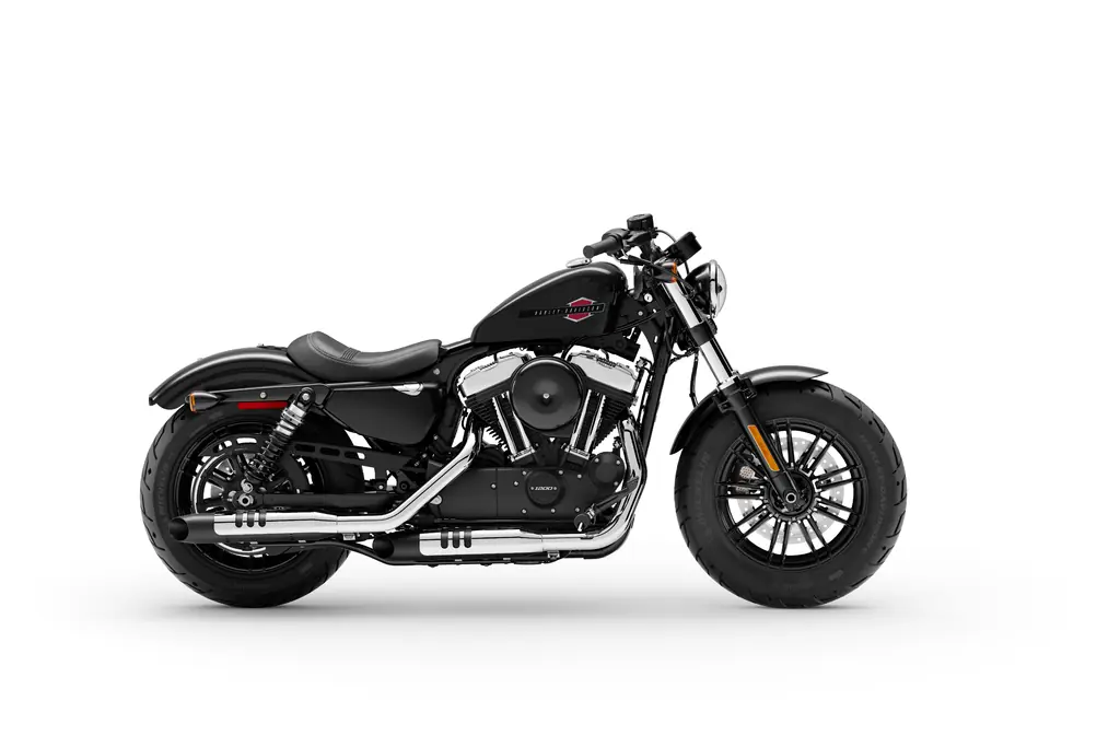 Harley-Davidson Forty-Eight XL1200X de 2020, photo studio, côté droit
