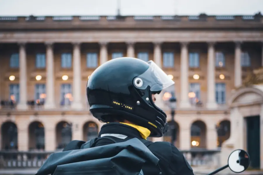 Détail d'une protection de cadre et d'un patin SW-Motech